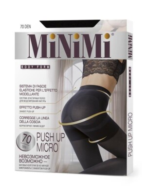MINIMI PUSH UP MICRO 3D 70/140 колготки женские (микрофибра)