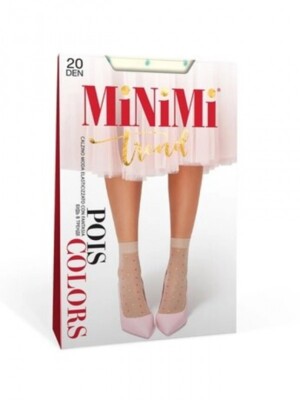MINIMI POIS COLORS 20  носки (в разноцветный горошек)