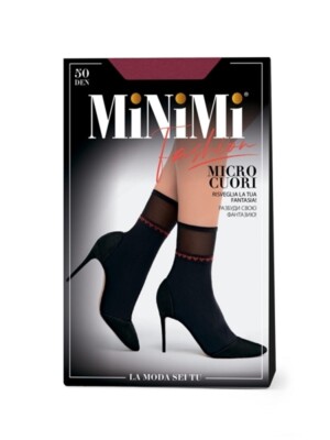 MINIMI MICRO CUORI 50  носки женские (сердечки)