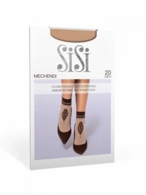 SISI MECHENDI 20  носки (с принтованным орнаментом)