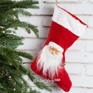 Новогодний носок Санта - Зимнее настроение 42 см (Peha)