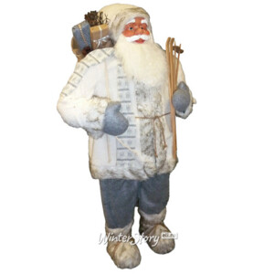 Санта в овечьей шубе с подарками и лыжами 61 см (Peha)