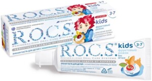 ROCS Зубная паста 45 гр. Фруктовый рожок 3-7 лет