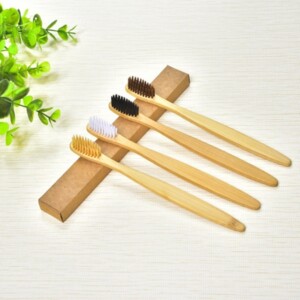 Экологически чистая деревянная бамбуковая зубная щетка