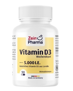 Витамин D3, 5000 МЕ, 90 шт.
