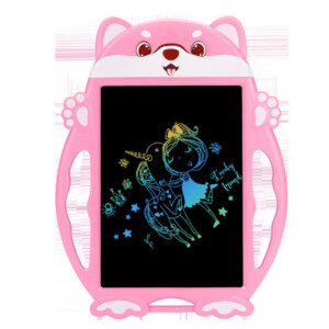 LCD планшет для рисования розовая Выдра, 8,5" цветная градиентная заливка