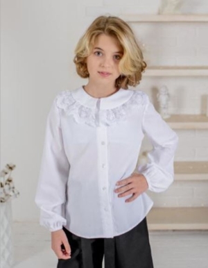 Школьная блузка для девочки