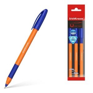 Ручка шарик. ErichKrause U-109 Orange Stick&Grip 1.0, Ultra Glide Technology 47592 (цена за 1шт.)