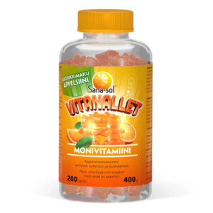 Sana-Sol Vitanallet Мультивитамины Апельсин 200 шт.