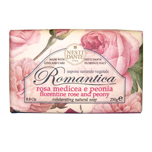 Nesti dante romantica мыло роза и пион 250 гр 