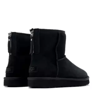 (арт. Classic Mini Zip, wmczipn05) Ugg Classic Mini Zip II Black (без камней)