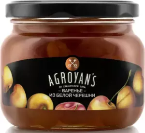Agroyan's Варенье из белой черешни, 430 г