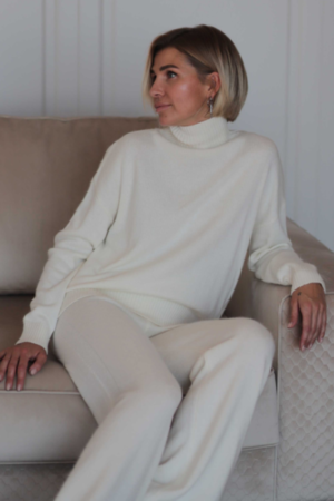 Свитер свободного кроя из кашемира