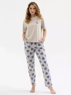 Пижама женская "Дела сердечные"