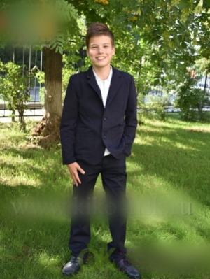 800591Брюки для мальчика школьные