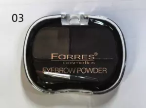 Тени для бровей 2 цвета Eyebrow Powder FARRES, 4,58гр  1095 №03