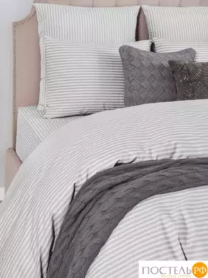 MEDSLEEP ЛИНДАУ св сер Простыня 180х220, 1 пр., хл.