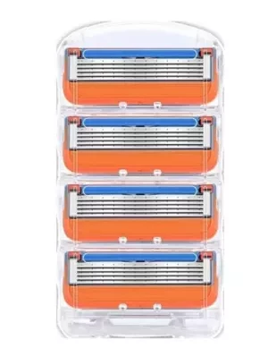 Кассеты для бритвы Dʤɪˈlett ФЬЮЖН-5 (4 шт.) без розничной упаковки (Оригинал)