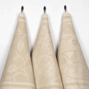 20с189-ШР/ф кор. Комплект полотенец 3-х  шт  47*70 "Резные листья-3" рис 285