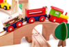100%  Аналоги Lego Duplo - Деревянные железные дороги, ДЕТАЛИ совместимы IKEA, Balbi, Xiomi, Brio
