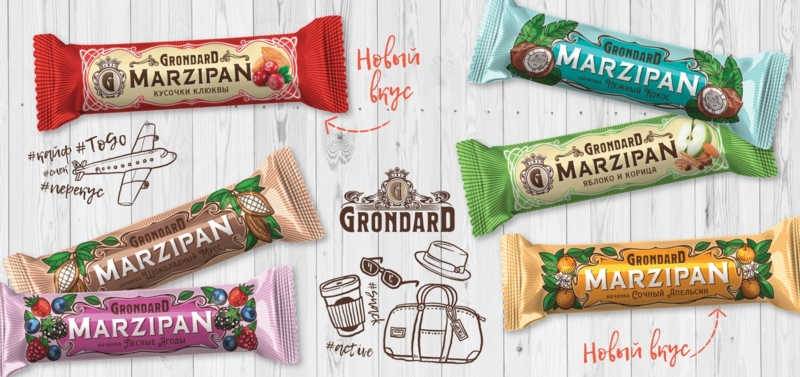 Марципановые сладости Grondard - свежие и очень вкусные! напрямую от производителя!