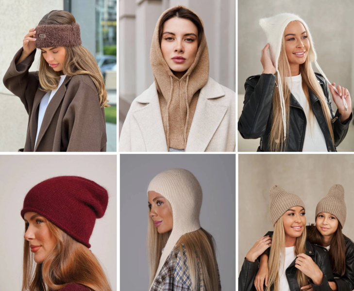   Шапки как в Pinterest!  Шерпа, эко-мех, чепчики, капоры, наушники, варежки.  Экспресс-сбор!