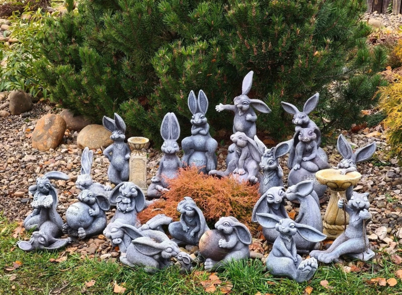 В НАЛИЧИИ ХИТовые ЗАЙЦЫ и другие фигуры из полистоуна❗ много новинок (с/м svet)