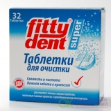 Фиттидент - таблетки для очистки зубных протезов, 32шт