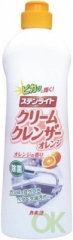 210100 Чистящий и полирующий крем для кухни и ванной с антибактериальным эффектом KANEYO с ароматом апельсина