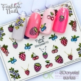 Fashion Nails слайдеры для ногтей 3D crystal/12