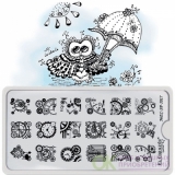 EL Corazon® Stamping Nail Art Plate Collection №EC-SP-1017
