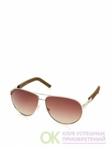 Guess Men's Designer Sunglasses, Gold/Brown Gradient, 67-13-135