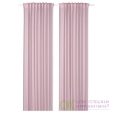 ГУНРИД, Гардины, очищающие воздух, 1 пара, светло-розовый, 145x300 см 